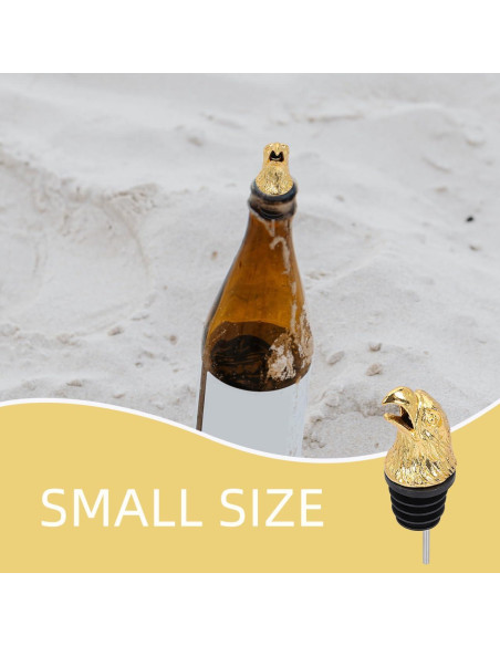 Aerador de Vino Kichvoe con Cabeza de Águila Dorado