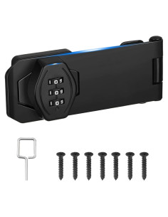 Candado de Combinación KOVOSCH 3 Dígitos Negro para Gabinetes