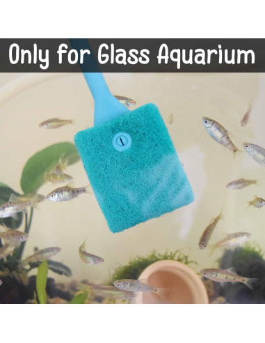 Cepillo de Acuario Chaekoy Doble Cara 31.75 cm Verde