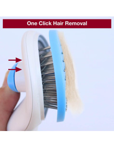 Cepillo Autolimpiante Frxat para Mascotas Azul 23.5x13.8cm 2