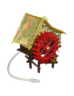 Adorno de Acuario Aerador Penn-Plax Molino de Arroz Pequeño