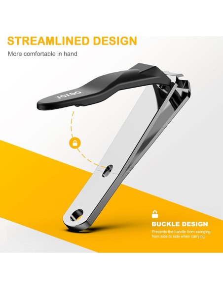 Cortauñas para Bebés BEZOX - Precisión y Seguridad - Negro