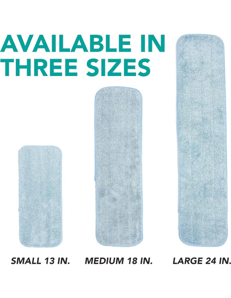 Almohadillas de Reemplazo Arkwright 33 cm Microfibra Azul - Pack 12