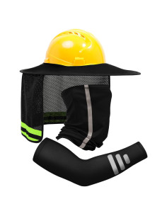 Sombrero de Seguridad TCCFCCT con Sombra y Bandana Negra