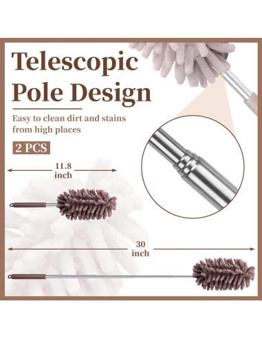 Plumero de Microfibra Ecocstm con Varilla Extensible 30-76cm