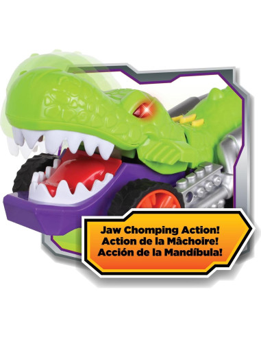 DinoBite Hot Rod Chomper NKOK - Vehículo con Sonido y Luz