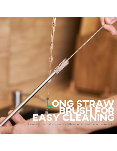 Popotes de Acero Inoxidable Homestia Set de 4 Calaveras 26.67 cm