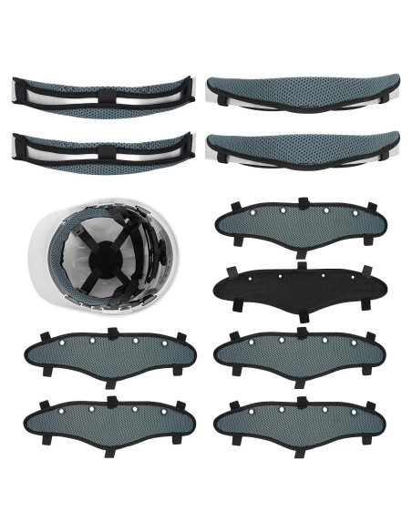 Banda para el sudor de casco Lenporl 10 piezas absorbente