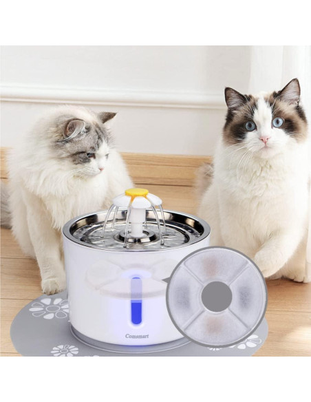 Filtros de Reemplazo para Fuente de Mascotas Comsmart - 8 Piezas