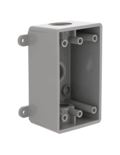 Caja de salida a prueba de agua BELL PSB37550GY 1 gang Gris