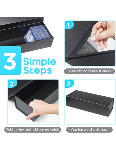 Caja de Almacenamiento para Cartas de Comercio Vowcarol - 800 Cartas