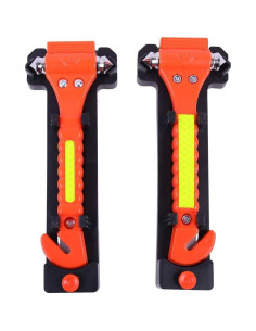 Kit de Escape de Emergencia 2 PCS GoDeCho Martillo y Cortador 2