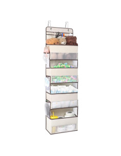 Organizador Colgante Beige Univivi 5 Capas para Puerta