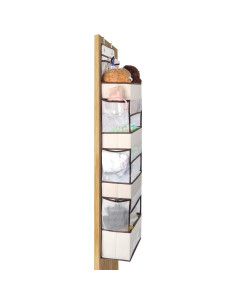 Organizador Colgante Beige Univivi 5 Capas para Puerta 2
