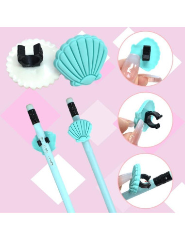 Adornos de Verano para Lápiz XHAOYEAHX 100PCS PVC Diversos