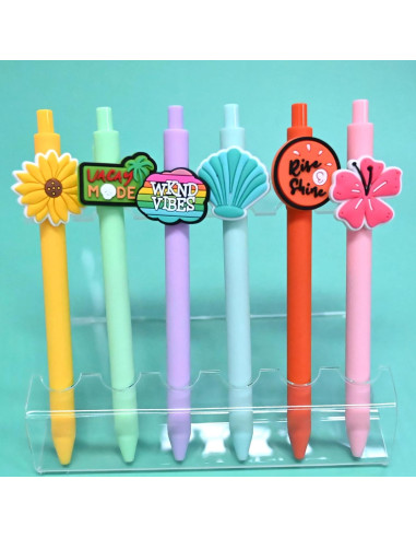 Adornos de Verano para Lápiz XHAOYEAHX 100PCS PVC Diversos