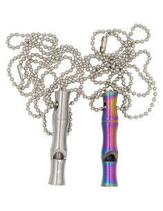 Silbato de Emergencia Real Sic - Acero Portátil y Ruidoso 2