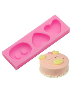Molde de Silicona Cestony Orejas de Cerdo para Pasteles y Jabón