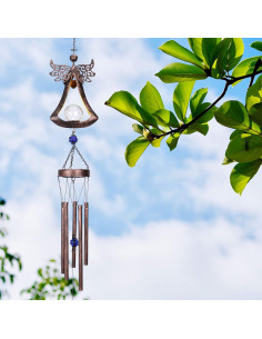 Campana de Viento Solar Taman Ángel 106.68 cm LED Decorativa 2