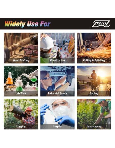 Gafas de Seguridad 28 Paquetes Cristal Claro ANSI Z87.1