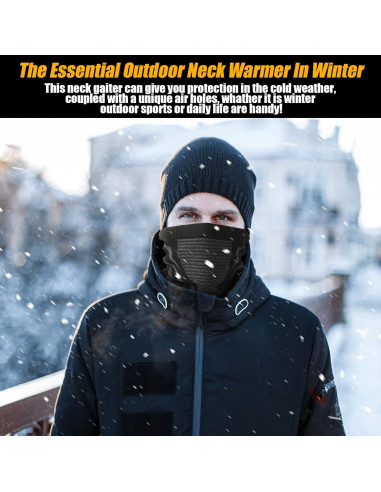 Bencailor 3 Gaiters de Cuello Invierno Hombre Transpirables