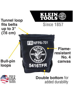Bolsa de Herramientas Klein Tools 5416TFR Resistente al Fuego 2