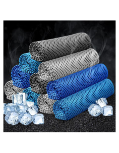 Toallas Enfriadoras Honoson 10 Pcs Microfibra 81x30 cm