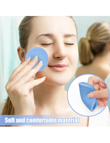 120 Esponjas Faciales Comprimidas Luxiv Multiusos para Limpieza