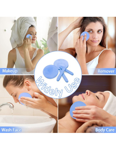 120 Esponjas Faciales Comprimidas Luxiv Multiusos para Limpieza