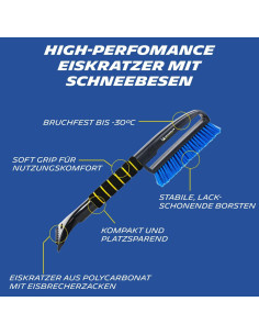 Rascador de Hielo MICHELIN 2 en 1 con Cepillo de Nieve 2