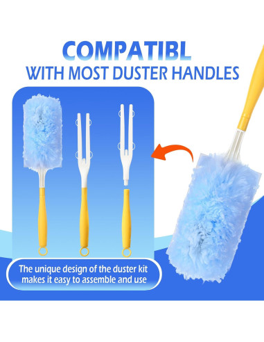 Paquete de 60 Recargas de Plumero Microfibra Teenyyou 360