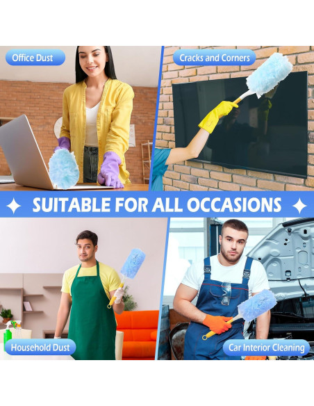 Paquete de 60 Recargas de Plumero Microfibra Teenyyou 360