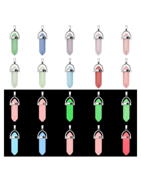 20 Colgantes Luminosa MseaRust 4.1cm para Joyería Halloween