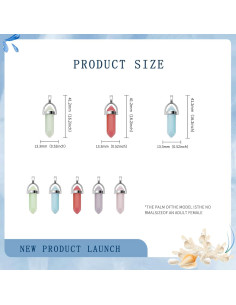 20 Colgantes Luminosa MseaRust 4.1cm para Joyería Halloween 2