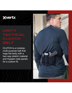 Cinturón Táctico Vertx CLUTCH Ajustable Negro 2