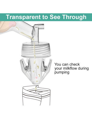 Adaptadores de bolsa de almacenamiento de leche Maymom - 2 piezas