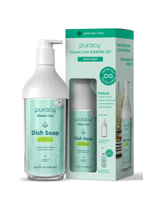 Jabón para Platos Natural Puracy 425 ml Té Verde y Lima