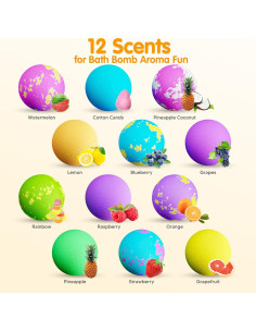 Set de 12 Bombas de Baño Pinyi con Juguetes Sorpresa 2