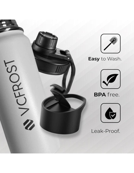 Botella Infusora de Té VCFROST 20oz Acero Inoxidable Doble Pared