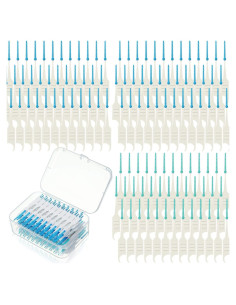 200 Cepillos Interdentales Patelai Doble Uso Silicona Suave