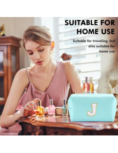 Bolsa de Maquillaje Personalizada URSKYTOUS Azul 18x11cm 2