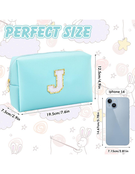 Bolsa de Maquillaje Personalizada URSKYTOUS Azul 18x11cm