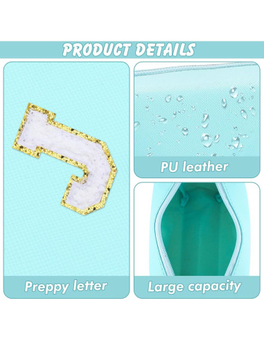 Bolsa de Maquillaje Personalizada URSKYTOUS Azul 18x11cm