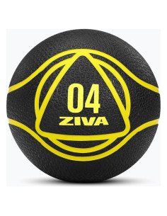 Balón Medicinal ZIVA 1.8 kg Caucho Texturizado Negro