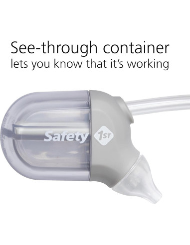 Aspirador Nasal BoogEase Safety 1st Gris - Paquete de 2