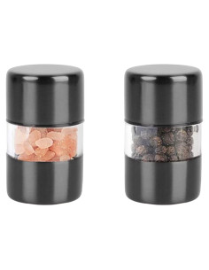 Juego de Molinillos de Sal y Pimienta T-mark Mini Portátiles