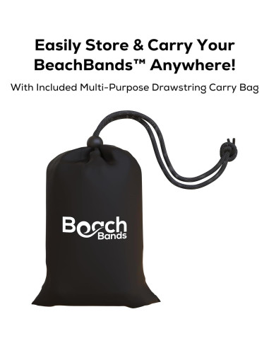 Bandas de Toalla de Playa BeachBands - Paquete de 6 Silicona UV