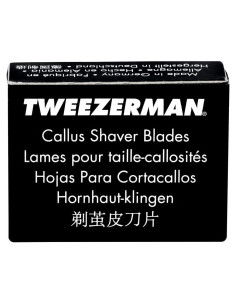 Cuchillas de Repuesto Tweezerman para Raspador de Callos - 20 Unidades