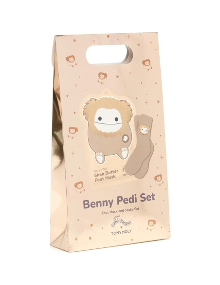 Set Pedi TONYMOLY x Squishmallows Benny - Mascarilla y Calcetines