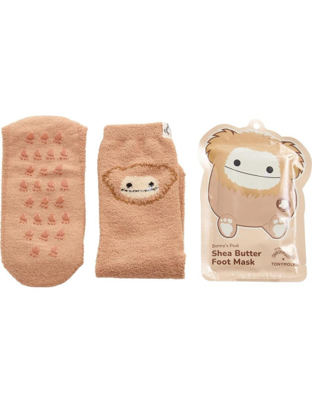Set Pedi TONYMOLY x Squishmallows Benny - Mascarilla y Calcetines